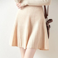 Merino Wool A-Line Skirt - Comfortable Everyday Wear for Women - Stylish and Versatile Design