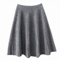 Merino Wool A-Line Skirt - Comfortable Everyday Wear for Women - Stylish and Versatile Design