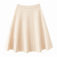 Merino Wool A-Line Skirt - Comfortable Everyday Wear for Women - Stylish and Versatile Design