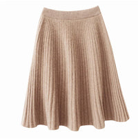 Merino Wool A-Line Skirt - Comfortable Everyday Wear for Women - Stylish and Versatile Design