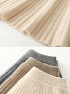 Merino Wool A-Line Skirt - Comfortable Everyday Wear for Women - Stylish and Versatile Design