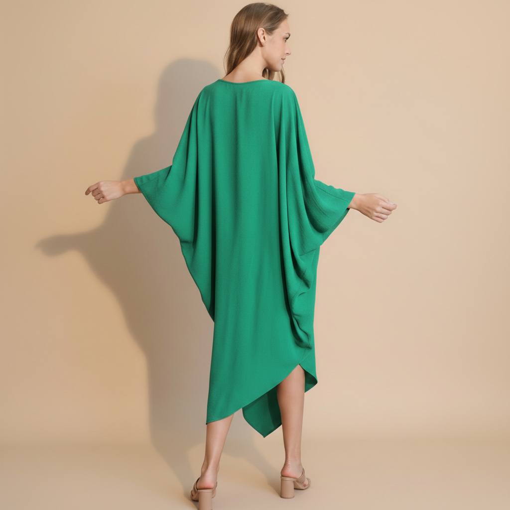 One-Sleeve Matte Crepe Dress for Women - Elegant Evening & Cocktail Wear