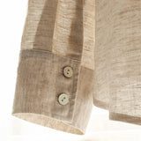 Oversized Linen Shirt with Pockets for Casual Wear and Everyday Comfort