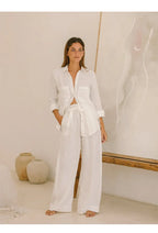 Oversized Linen Shirt with Pockets for Casual Wear and Everyday Comfort