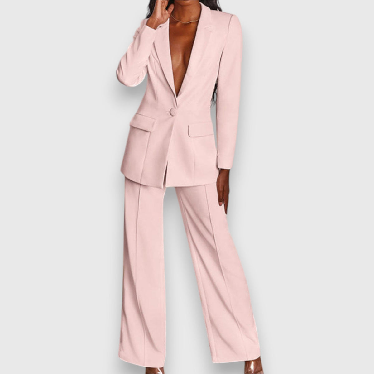 Women's Loungewear Set – Soft Home Wear – Pink