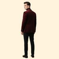 Men's Velvet Evening Blazer – Slim Fit