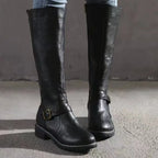 Women's Tall Orthopaedic Boots – Cushioned Support – Black
