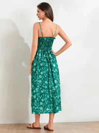 Floral Maxi Dress - Lightweight Fabric - Bohemian Style - Summer Wear