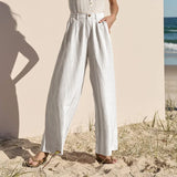 Linen Summer Trousers for Men | Lightweight Casual Pants for Warm Weather