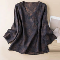 Crosswrap Blouse in Lightweight Fabric - Women's Casual Top for Everyday Wear