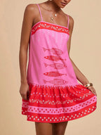 Floral Print Maxi Dress in Lightweight Fabric for Casual Wear