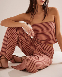 Linen Striped Bedding Set - Soft and Breathable - Ideal for Home Decor