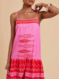 Floral Print Maxi Dress in Lightweight Fabric for Casual Wear