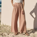 Linen Summer Trousers for Men | Lightweight Casual Pants for Warm Weather