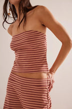 Linen Striped Bedding Set - Soft and Breathable - Ideal for Home Decor