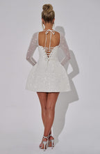 Shimmering Mini Dress for Women | Trendy Party Wear | Stylish Evening Outfit