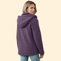 Women's Hooded Teddy Jacket – Cosy Layering