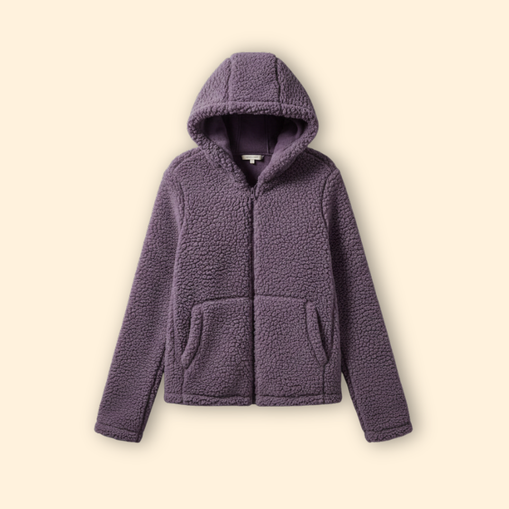 Women's Hooded Teddy Jacket – Cosy Layering