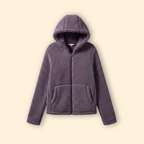 Women's Hooded Teddy Jacket – Cosy Layering