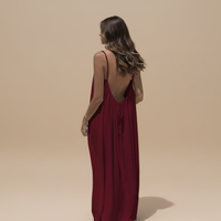 Lightweight Cotton Spaghetti Strap Dress - Casual Loose Fit Summer Wear
