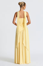 Strapless Lightweight Maxi Dress for Summer Events and Casual Outings