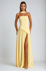 Strapless Lightweight Maxi Dress for Summer Events and Casual Outings
