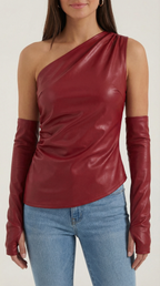 Strapless Women's Top - Lightweight Cotton Blend - Casual Summer Wear - Versatile Solid Color Design