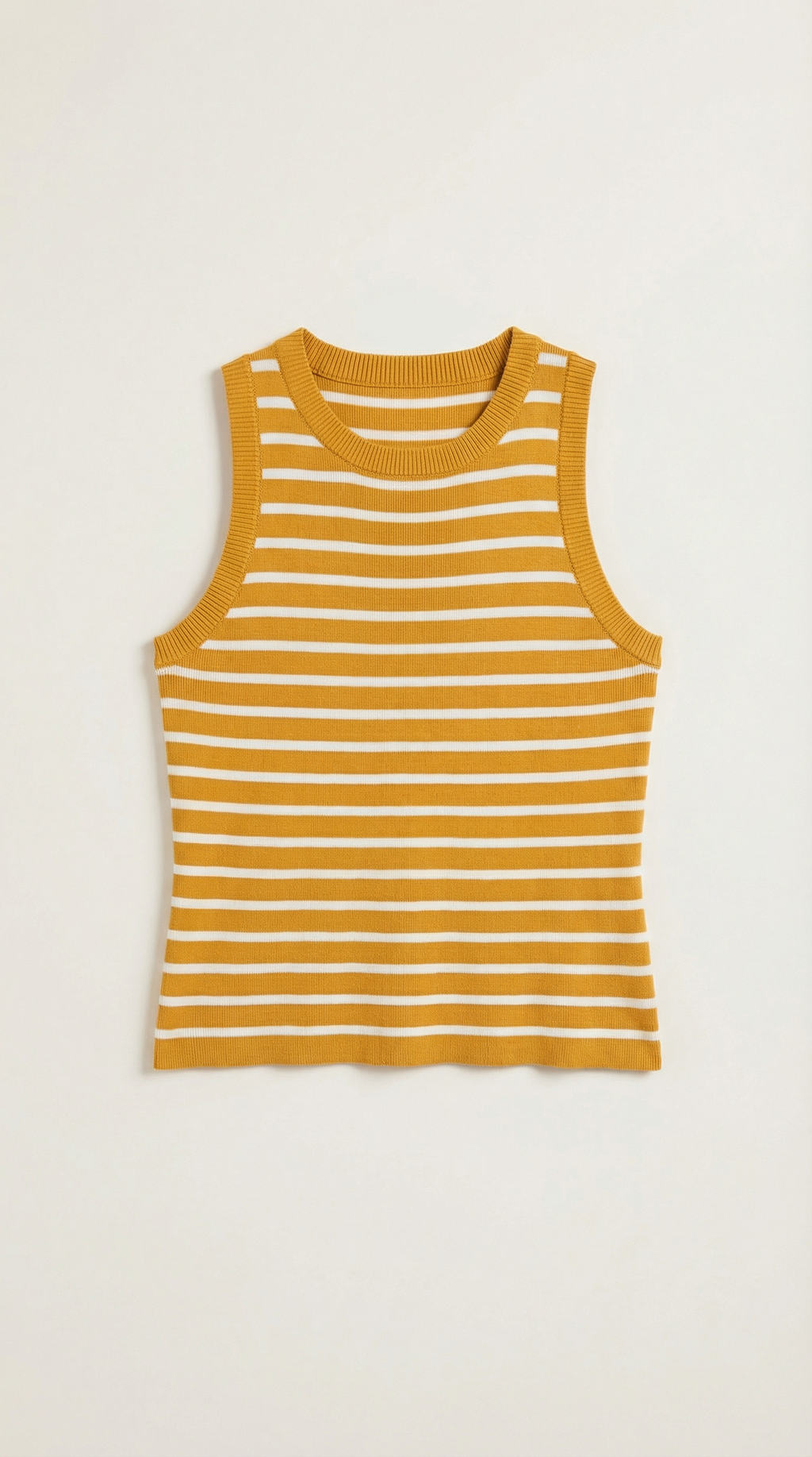 Striped Cotton Tank Top for Women - Casual Sleeveless Summer Wear - Lightweight and Breathable Design
