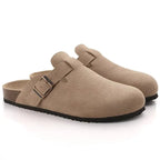 Suede Clogs for Women | Comfortable Slip-On Design | Casual Footwear for Everyday Wear