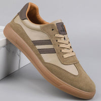 Suede Henley Trainers for Casual Wear - Comfortable Lace-Up Sneakers