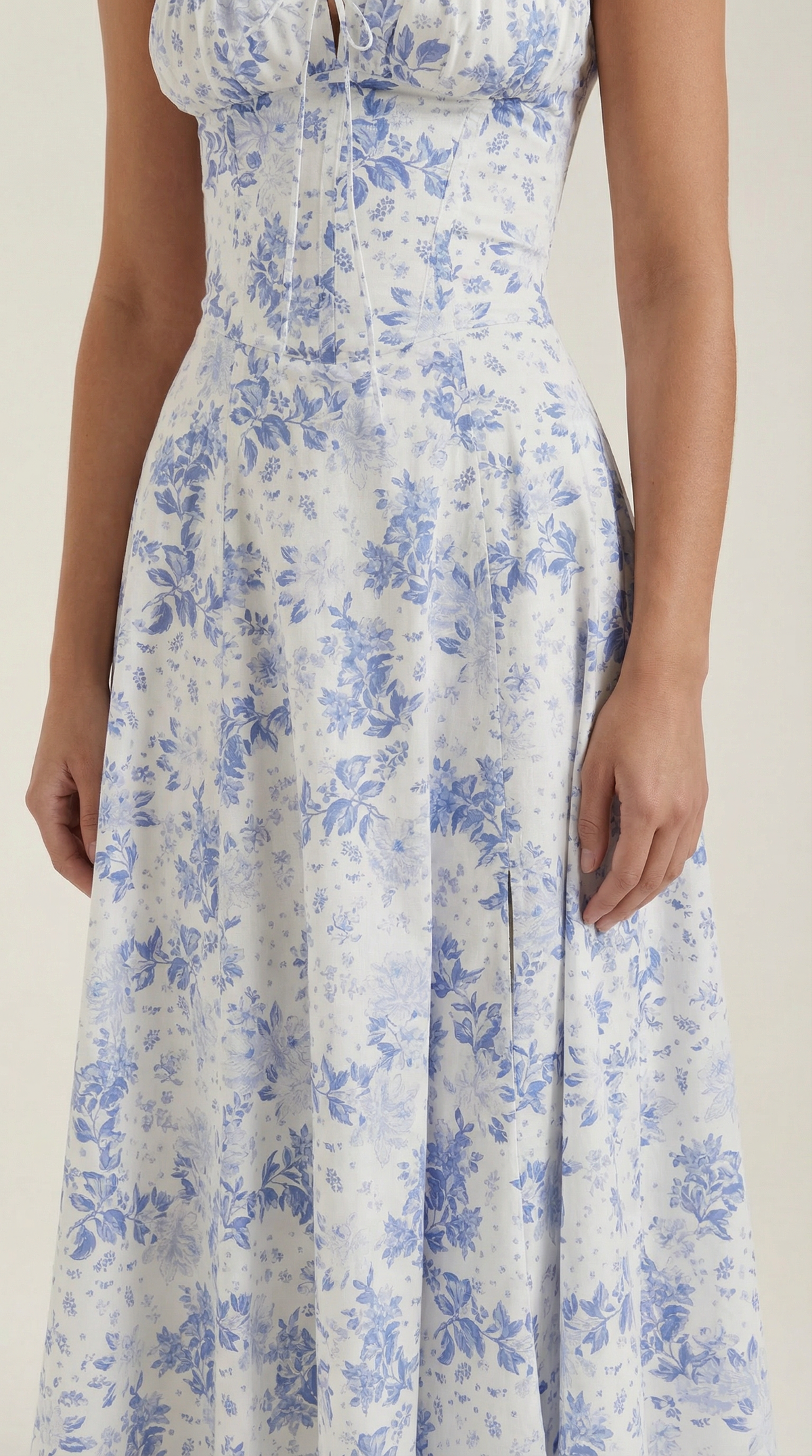 Summer Midi Dress for Women - Lightweight Cotton, Casual Style, Perfect for Outdoor Events and Everyday Wear