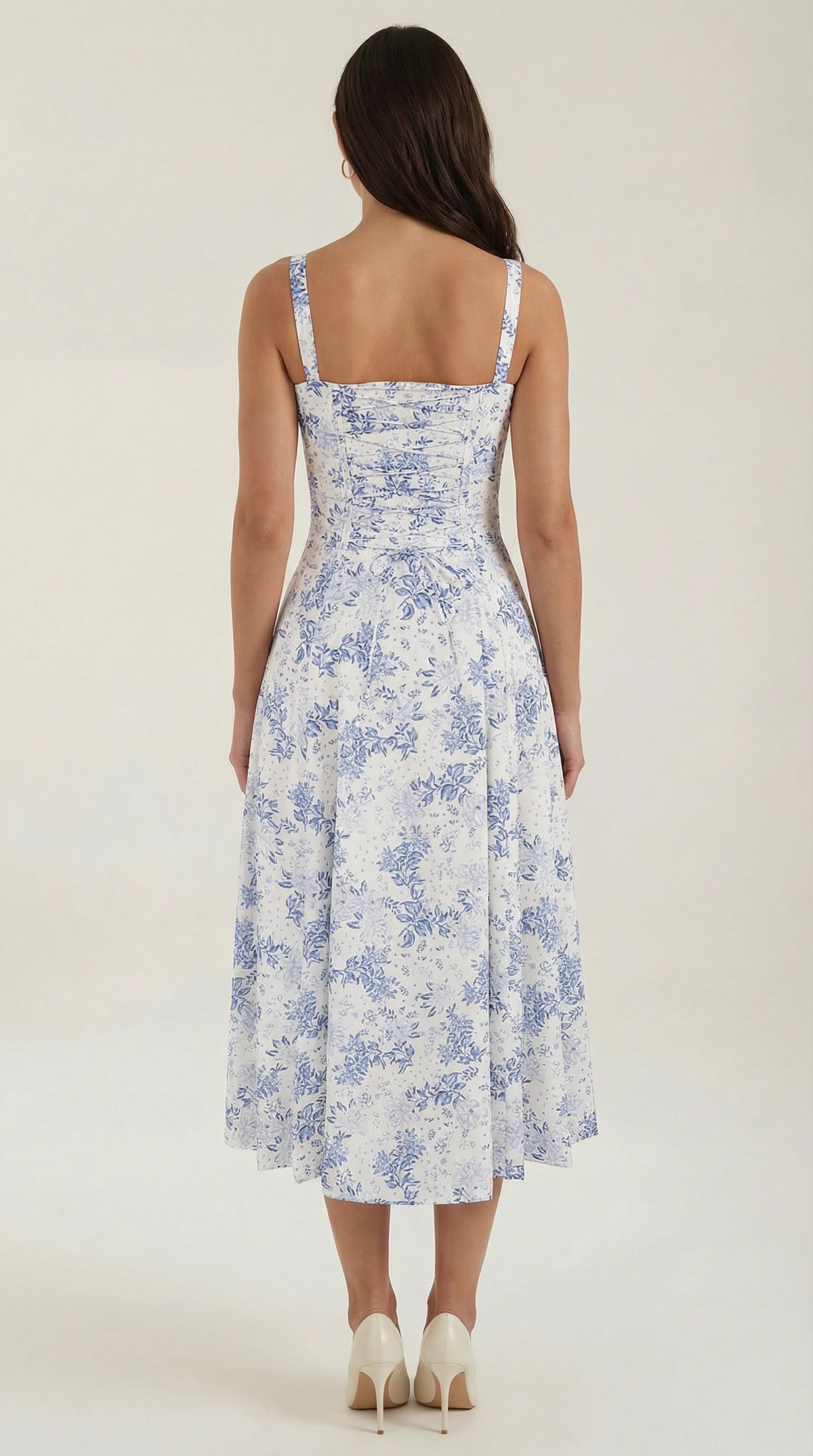 Summer Midi Dress for Women - Lightweight Cotton, Casual Style, Perfect for Outdoor Events and Everyday Wear