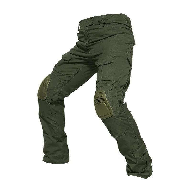 Tactical Cargo Trousers for Outdoor Activities - Durable Fabric, Multi-Pocket Design