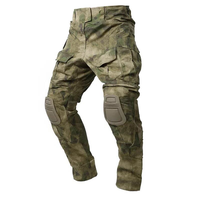 Tactical Cargo Trousers for Outdoor Activities - Durable Fabric, Multi-Pocket Design