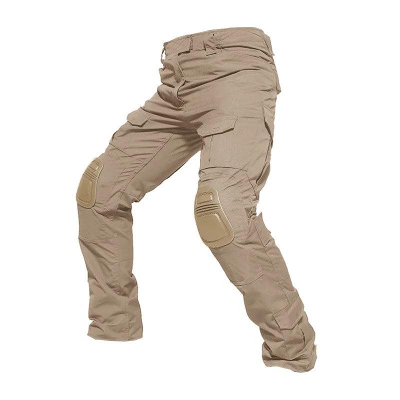 Tactical Cargo Trousers for Outdoor Activities - Durable Fabric, Multi-Pocket Design