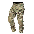 Tactical Cargo Trousers for Outdoor Activities - Durable Fabric, Multi-Pocket Design