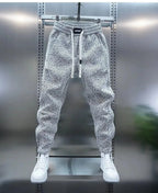 Tapered Jogger Pants for Men - Comfortable Cotton Blend - Casual Wear