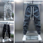 Tapered Jogger Pants for Men - Comfortable Cotton Blend - Casual Wear