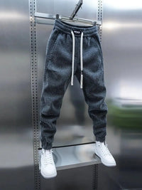 Tapered Jogger Pants for Men - Comfortable Cotton Blend - Casual Wear