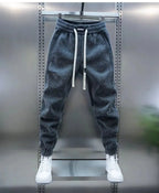 Tapered Jogger Pants for Men - Comfortable Cotton Blend - Casual Wear