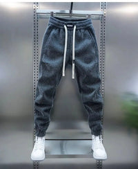 Tapered Jogger Pants for Men - Comfortable Cotton Blend - Casual Wear