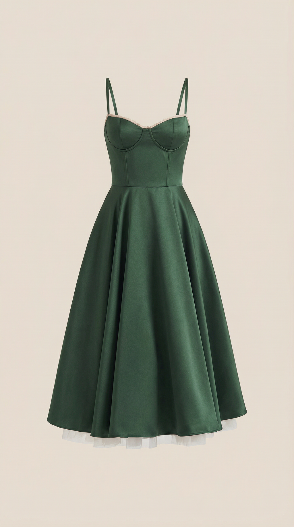Tulle Midi Dress with Isolde Design for Elegant Events and Special Occasions