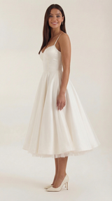 Tulle Midi Dress with Isolde Design for Elegant Events and Special Occasions
