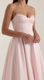 Tulle Midi Dress with Isolde Design for Elegant Events and Special Occasions