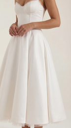 Tulle Midi Dress with Isolde Design for Elegant Events and Special Occasions