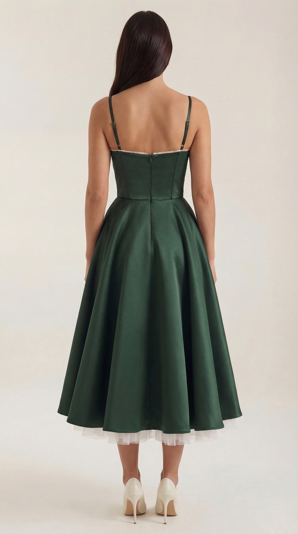 Tulle Midi Dress with Isolde Design for Elegant Events and Special Occasions
