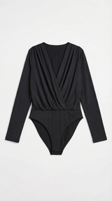 V-Neck Body Blouse for Women - Lightweight Fabric, Casual Style, Perfect for Everyday Wear
