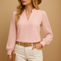 V-neck Women's Top | Lightweight Fabric | Elegant Casual or Dressy Wear