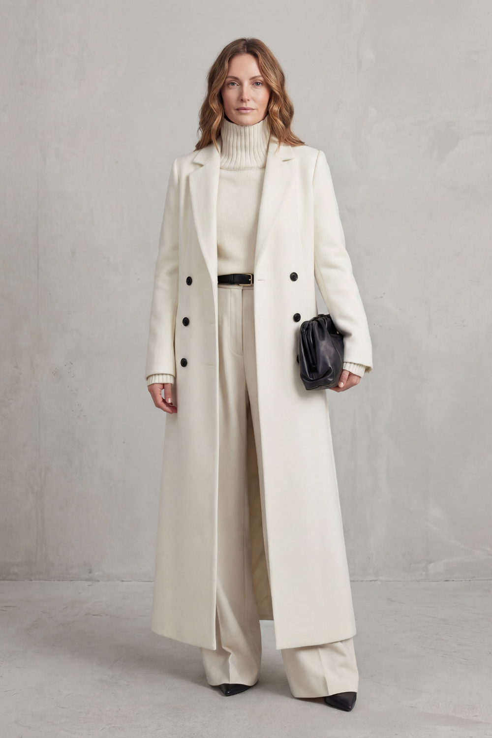 Women's Long Wool Coat – Custom Fit