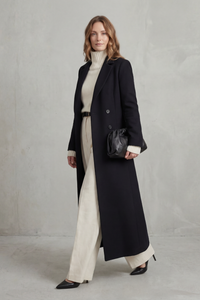 Women's Long Wool Coat – Custom Fit